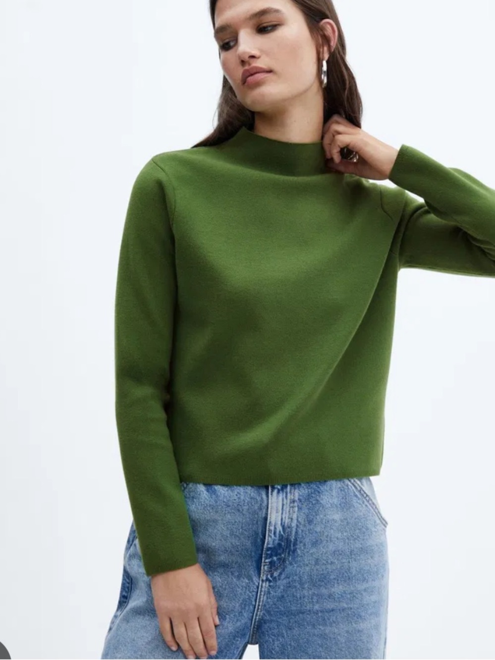 Mango High Neck Sweater